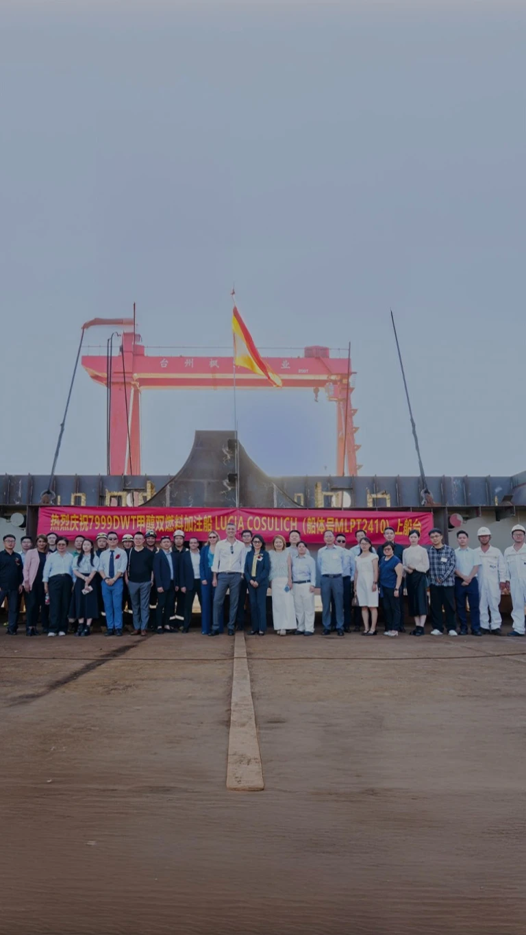 Keel Laying Ceremony for Lucia Cosulich